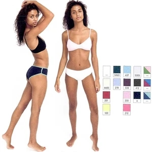 Blank, Cotton Spandex Jersey Tap Panty, 95% Combed Cotton And 5% Spandex