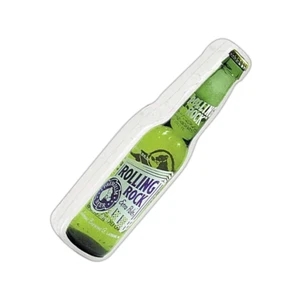 Compressed T (tm);smasht (tm) - Long Neck Beer Bottle - 100% Cotton White, Shaped Compressed T-shirt