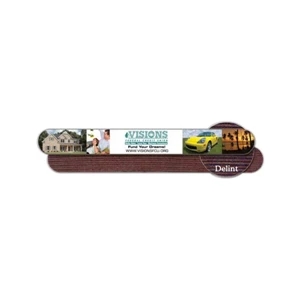 7" Nail File w/ Lint Remover Back