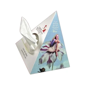 Sniftypak (tm) - Novelty Pyramid - Tricor - Facial Tissue Box Is Pyramid Shape