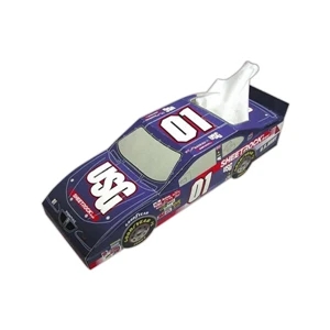 Sniftypak (tm) - Novelty Race Car - Mobile 1 - Facial Tissue Novelty Tissue Box. Race Car Shape