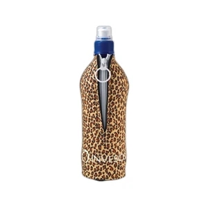 Bottle Suit (tm) - Four Color Process, Bottle Insulator, Jumbo, Fits 20 Oz., Neoprene, Glued Bottom