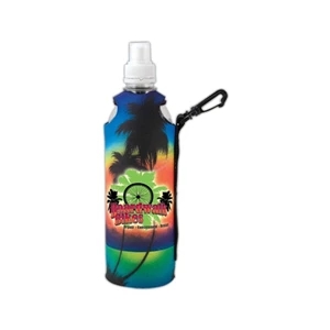 Water Wetsuit (tm) - Four Color Process Bottle Insulator With Adjustable Shoulder Strap