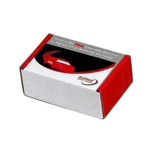 Addition Of Spot Mount Label - B-flute Corrugated Tuck Box, 7" X 5" X 3"