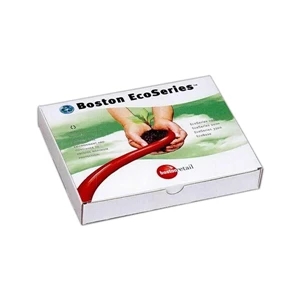 No Imprint - E-flute Corrugated Box With White Outside And Inside, 9 1/2" X 8" X 1 1/2"