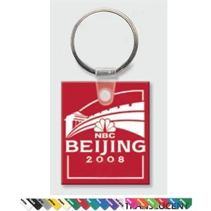 Sof-touch (r) - 1 3/4" X 1 1/2" - Key Tag With Split Ring And Stock Rectangle Shape