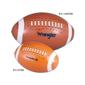 Inflate Football Beach Ball, 9". Phthalate Safe, Measures From Tip-to-tip