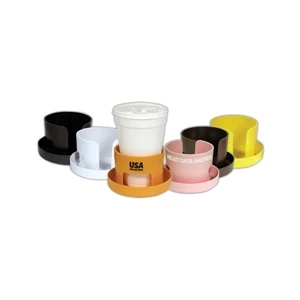 Kup Buddy (tm) - This Patent Drink Holder Stops Spills And Mess From Occurring On Your Desk