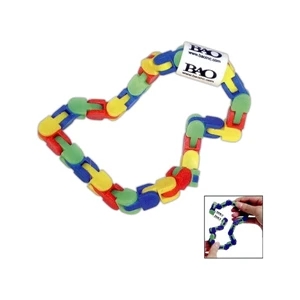 Klixx (r) Click N' Fidget Widget (tm) - Printed - Exclusive Click And Twist Multicolor Toy With 32 Links