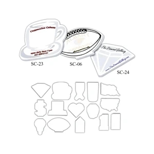 Dollar Sign - Die Cut Scratch Pad With 50 Sheets, 4" X 7", Padded On 4" Side