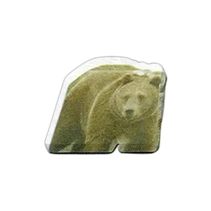 Bear Shaped Magnet - Acrylic Die Cut Magnet, 1/8" Thick, 3 Square Inches