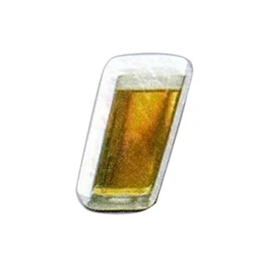 Beer Shaped Magnet - Acrylic Die Cut Magnet, 1/8" Thick, 3 Square Inches