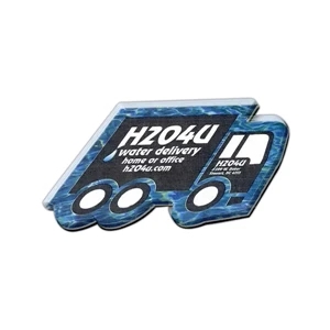 Custom Shaped Magnet - Acrylic Die Cut Magnet, 1/4" Thick, 8 Square Inches, Free Custom Die