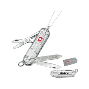 Silver Tech;swiss Army (r) - Combination Knife With Led Mini White Light And Ballpoint Pen