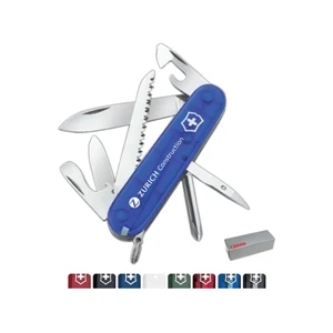 Hiker (r);swiss Army (r) - Large And Small Blade Multi-tool With Eleven Additional Functions, 3 1/2"