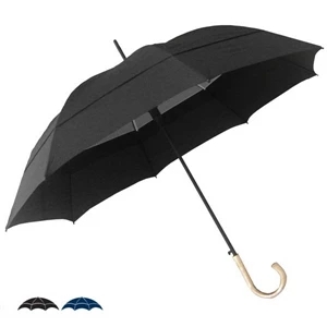 Windy City (r) - Double Canopy 54" Solid Umbrella With Auto-open Pinch-less Runner