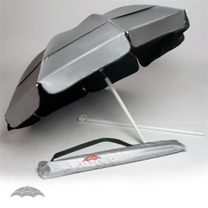 Solarteck (r) Collection - Double Canopy 6' Beach Umbrella With Matching Carrying Case