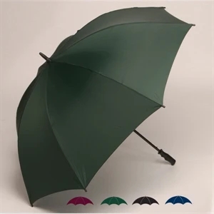 Wind-strong (tm) - Oversized 62" Single Canopy Solid Golf Umbrella With New Pvc Soft Feel Handle