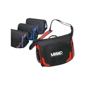 Organizer Brief Bag With Padded Main Compartment And Organizer Under Front Flap
