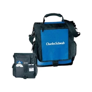 Vertical Organizer Bag With Nylon-lined Main Compartment, Zippered Middle Pocket