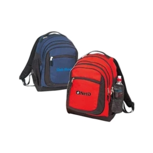 Large Sports Pack With Double Zippered Main Compartment With Padded Back