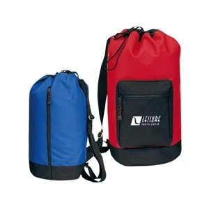 Tubular Slingpack With Drawstring Main Compartment, Adjustable Shoulder Strap
