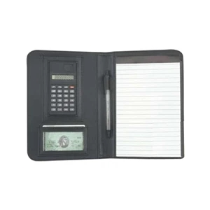 Calculator Jotting Pad With Calculator, Id Window, A Pen Loop, And A Jotting Pad