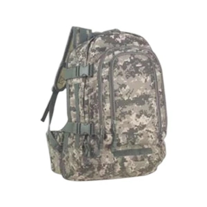 Backpack With Large Expandable Main Compartment And Acu Camouflage Design