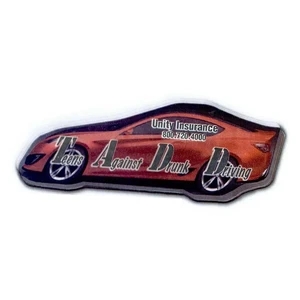 Custom Shaped Magnet - Acrylic Die Cut Magnet, 1/8" Thick, 6 Square Inches