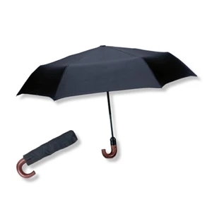 The Crew - 42" Arc, Automatic, One Touch Open/close Mini Folding Umbrella