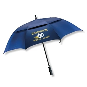 The Open - Vented Golf 58" Arc Umbrella With Fiberglass Shaft/duraflex (tm) Fiberglass Ribs