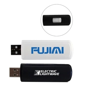 Retract-a-drive I - 8gb - Retractable Usb Drive, Executive Design, 0.88" W X 0.38" H X 2.31" L