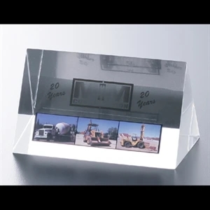 Lucite (r) - Blank Goods. Clear Embedment Prism Shape Award, 4" X 2 1/4" X 2 1/2"