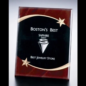 Shooting Star Series - 8" X 10" X 3/8" - Blank Goods. Acrylic Award With Beveled Front