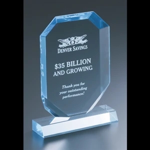 Executive Series - Blank Goods. Acrylic Executive Jewel Shape Award, 5" X 7" X 3/4"