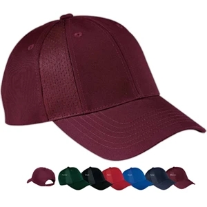 Port Authority (r) - Mesh Insert Cap With Hook And Loop Closure, 100% Cotton 8 Panel