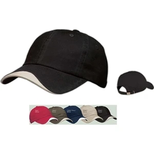 Port Authority (r) - Chevron Curved Enzyme Washed Cap, 100% Cotton Twill