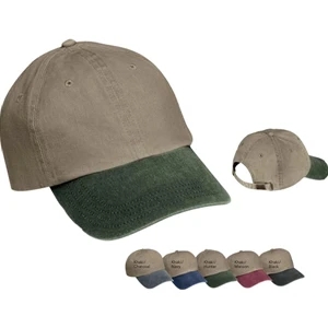 Port & Company (r) - Two Tone Unstructured Low Profile Pigment Dyed Cap, 6 Panels