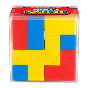 Tetris - A 3-dimensional Puzzle Cube Of The Popular Computer Game. Over 8000 Solutions!