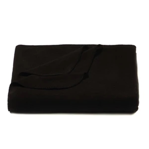 Custom Logo Black Bamboo Throw Blanket