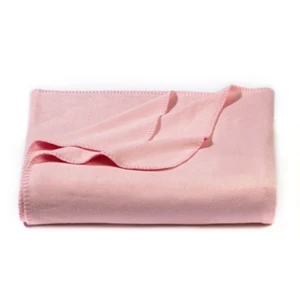 Custom Logo Pink Bamboo Throw Blanket