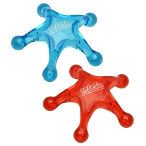 Star Shaped Massager With Durable Five Point Massage Design, 4 3/4" X 4 3/4" X 1"