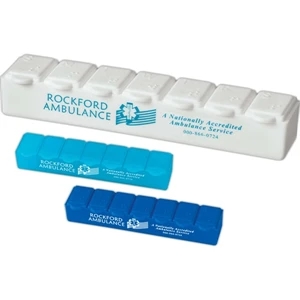 Strip Pill Box, 7 Day. Labeled In Braille As Well As Great For Hospitals