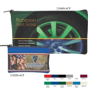 Four-color Process, Horizontal Bank Bag, 1/8" Thick Scuba Foam, 10.5" X 5.5"