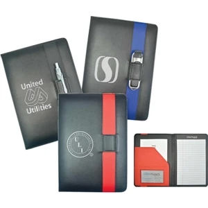 Junior Cerento - Leather-like Padfolio With Lined Notepad With 30 Sheets