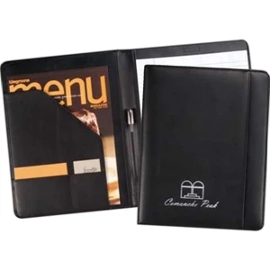 Ambassador - Genuine Top Grain Leather Business Folder, A Classic Leather Padfolio