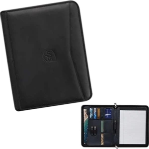Ambassador - Padfolio Features Handsome, Rich And Genuine Top Grain Leather And Exterior Pocket