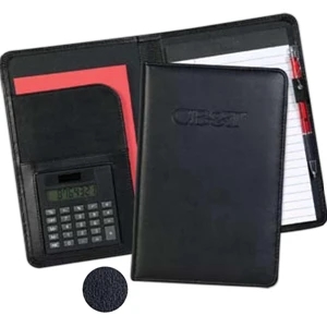 Milan Jr - Junior Pad Holder With Calculator Made From Premium Simulated Leather