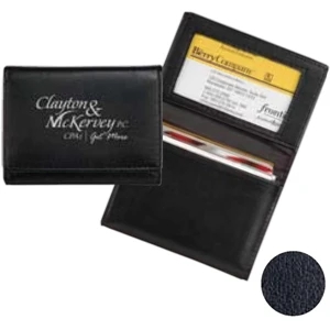 Milan - Premium Simulated Leather With A Noticeable, Grain Texture Card Holder