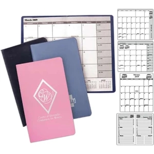 Vinyl - Academic Style Monthly Planner, Month On A Page Format With 32 Pages